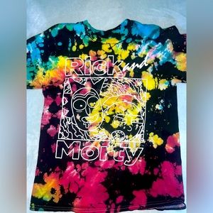 Rick and Morty tie dye shirt